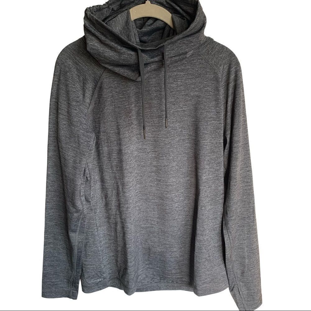 Reebok Grey Cowl Neck Sweatshirt Size Large